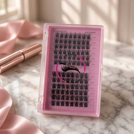 Soft Wispy , Diy Lashes, cluster lashes, wimpern schweiz, Wimpernverlängerung schweiz, wimpern Zürich, wimpern Aargau 