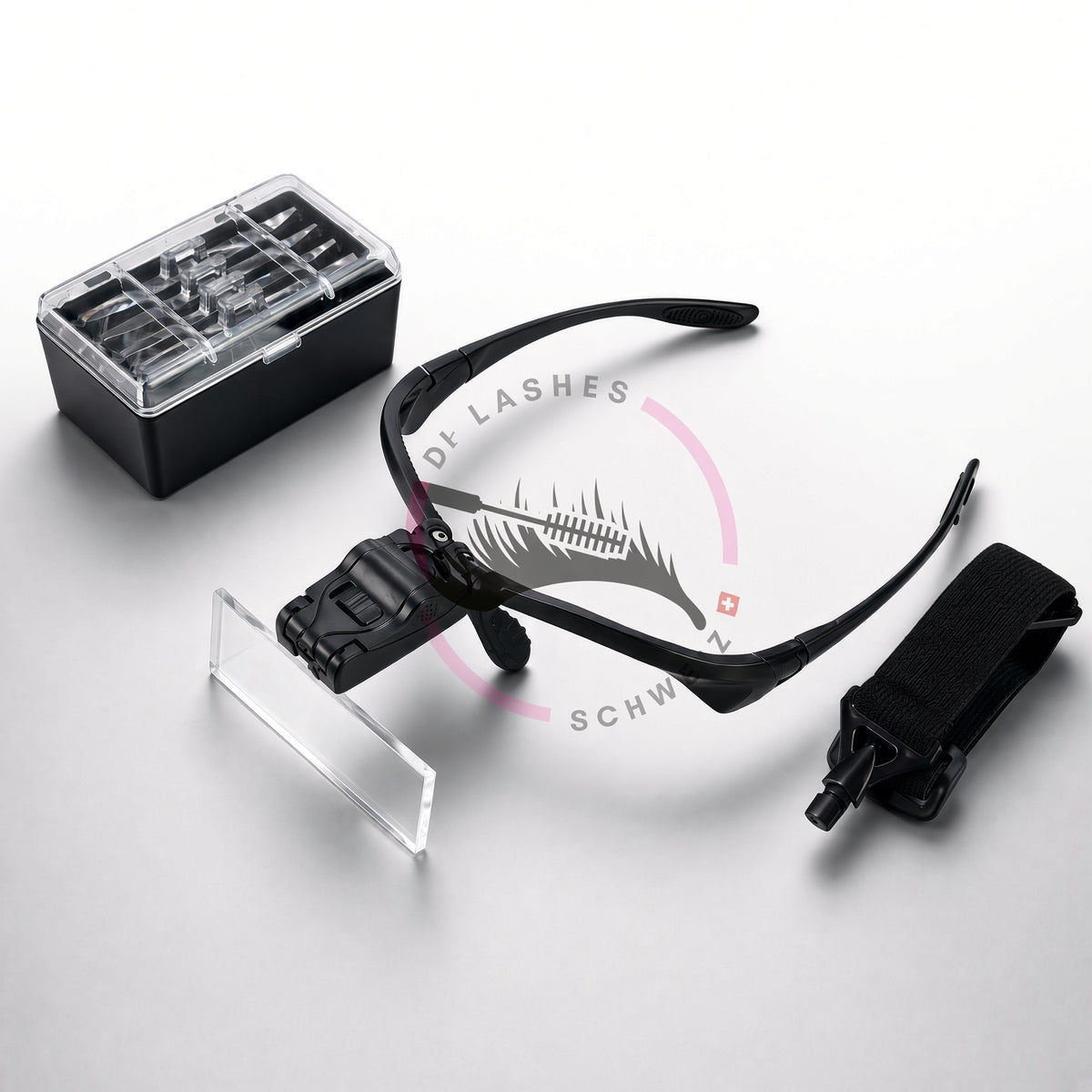 🔍 LED Lupenbrille für Lash Artists – 5-fach Vergrößerung