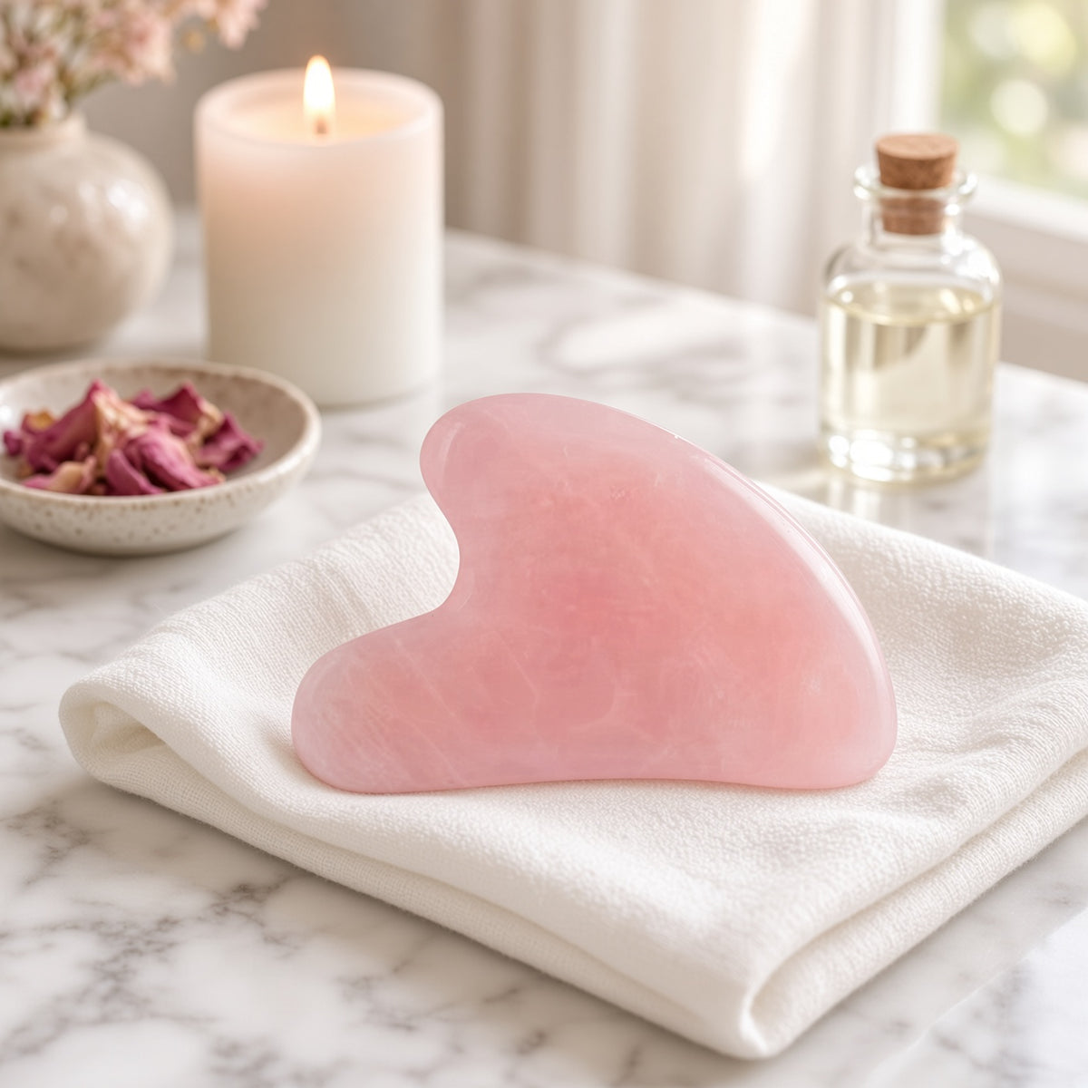 ROSÉ QUARTZ GUA SHA